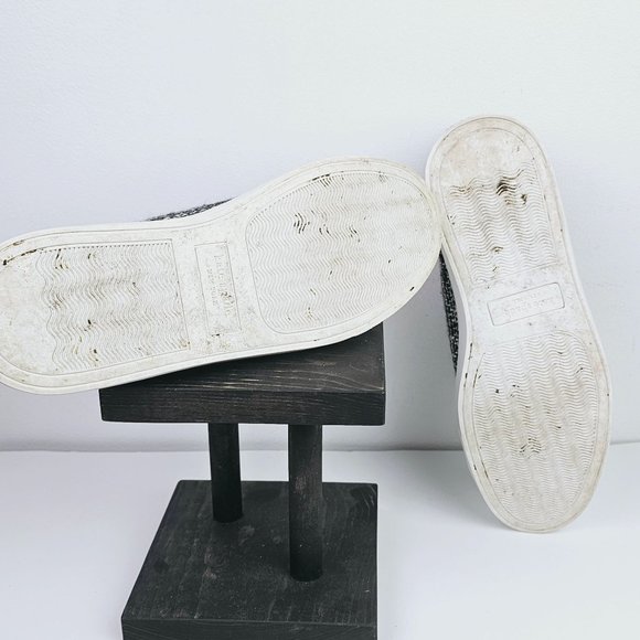 Kate Spade Avery Tweed Scallop Lace-up Sneaker, Sz 7.5 - Picture 11 of 12